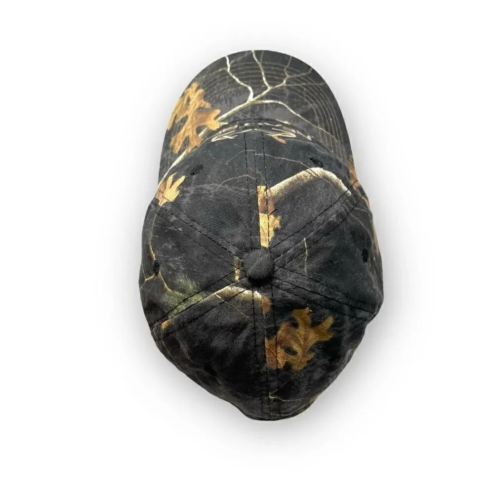 Outdoor Edge Realtree Antler Logo Hunting Camo Canvas Cap Hat Snapback OSFM Flaw